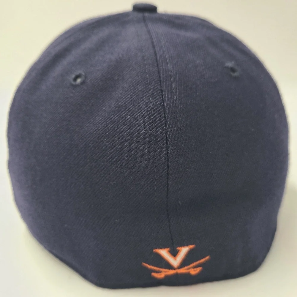 Vintage Virginia Cavaliers Hat Fitted 7 1/8‎ Twins Enterprise Blue NCAA Wool Men
